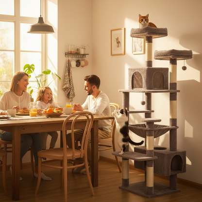 Arbre à Chat Géant 8 Niveaux